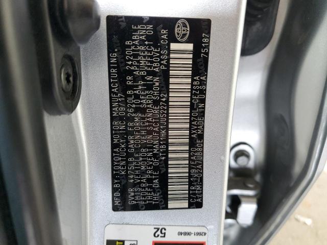 2018 TOYOTA CAMRY L - 4T1B11HK1JU522742