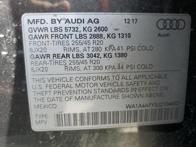 WA1A4AFY3J2104882 2018 AUDI SQ5, photo no. 13