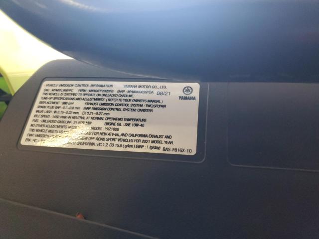 2021 YAMAHA YXZ1000 - 5Y4AN29Y3MA103785