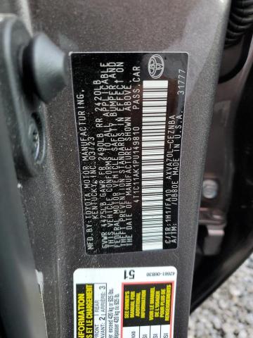 4T1C11AK1PU149810 Toyota Camry LE 10