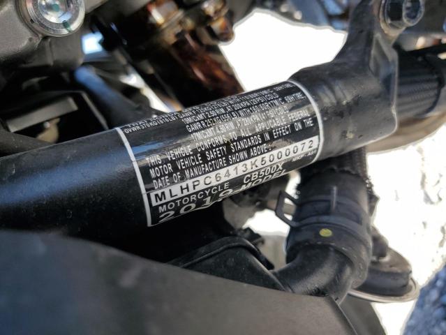 2019 HONDA CB500 X MLHPC6413K5000072