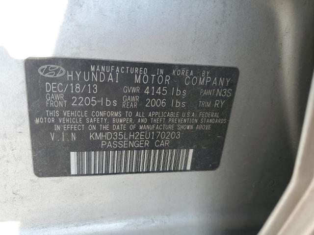 KMHD35LH2EU170203 Hyundai ELANTRA GT