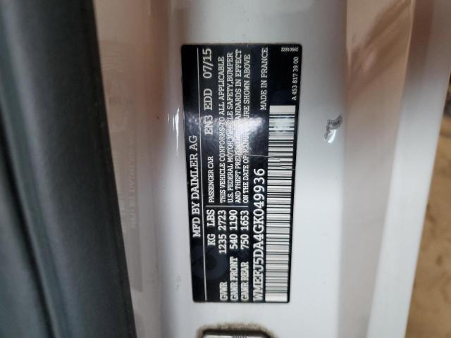 VIN WMEFJ5DA4GK049936 2016 Smart Fortwo no.12