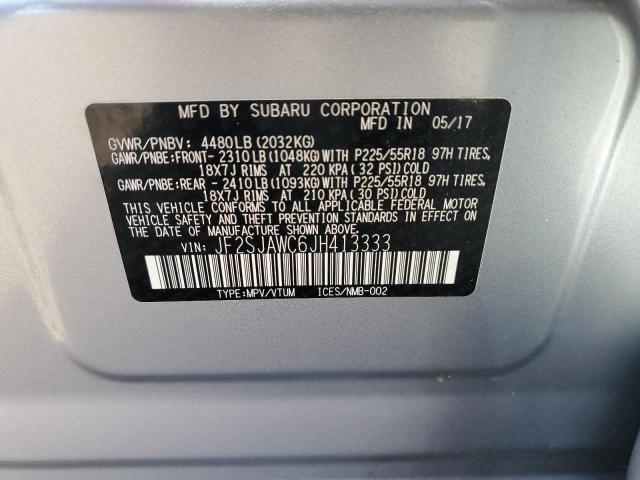 JF2SJAWC6JH413333 Subaru Forester 2.5i Touring