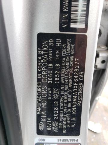 KNADM4A3XF6428277 KIA RIO LX