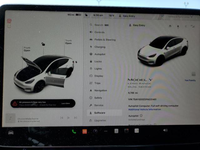 7SAYGDEE5PA031461 Tesla Model Y