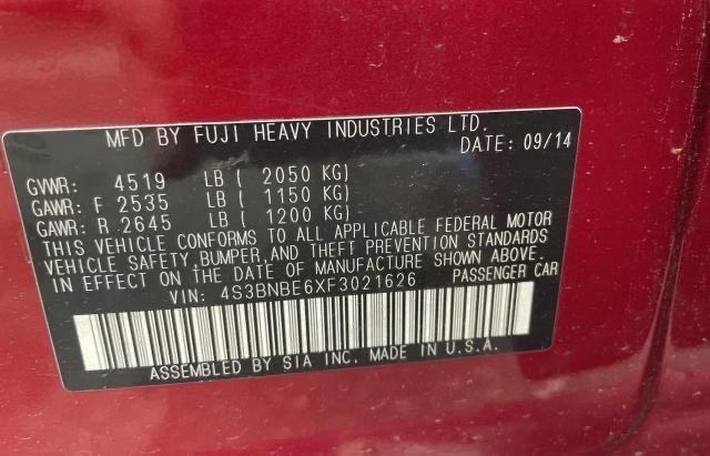 4S3BNBE6XF3021626 Subaru Legacy 2.5i Premium
