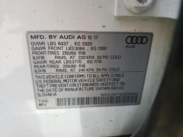 WA1LHAF79JD016444 2018 AUDI Q7, photo no. 13