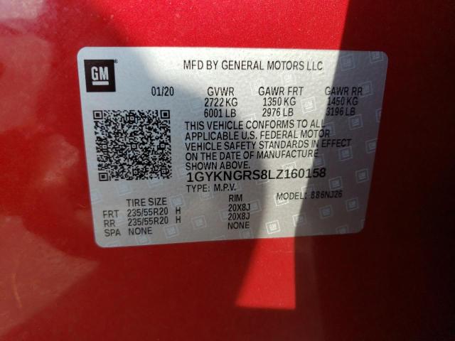 2020 CADILLAC XT5 SPORT 1GYKNGRS8LZ160158