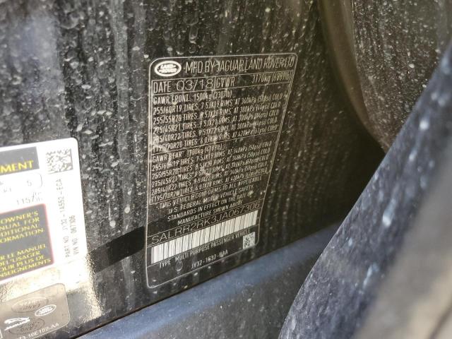 SALRR2RK3JA067306 Land Rover Discovery Hse