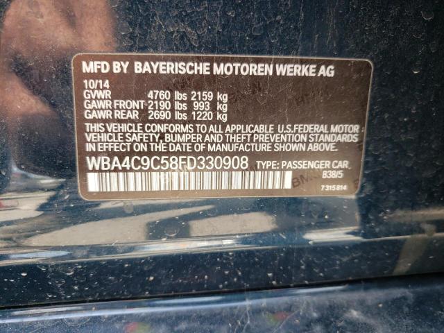 2015 BMW 428 XI GRA - WBA4C9C58FD330908
