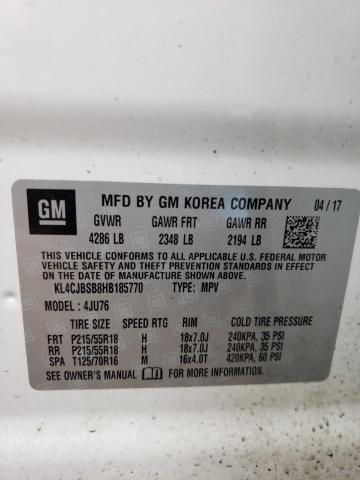 KL4CJBSB8HB185770 2017 BUICK ENCORE, photo no. 13