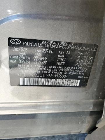 5NMZU3LB5HH035087 Hyundai SANTA FE SPORT