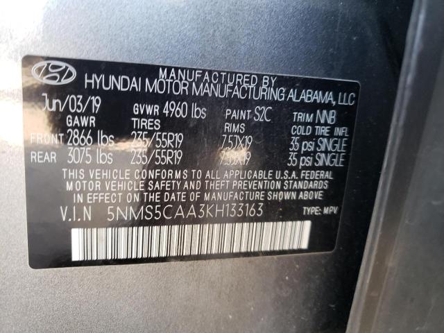 2019 HYUNDAI SANTA FE L - 5NMS5CAA3KH133163