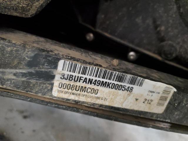 2021 CAN-AM DEFENDER X 3JBUFAN49MK000548