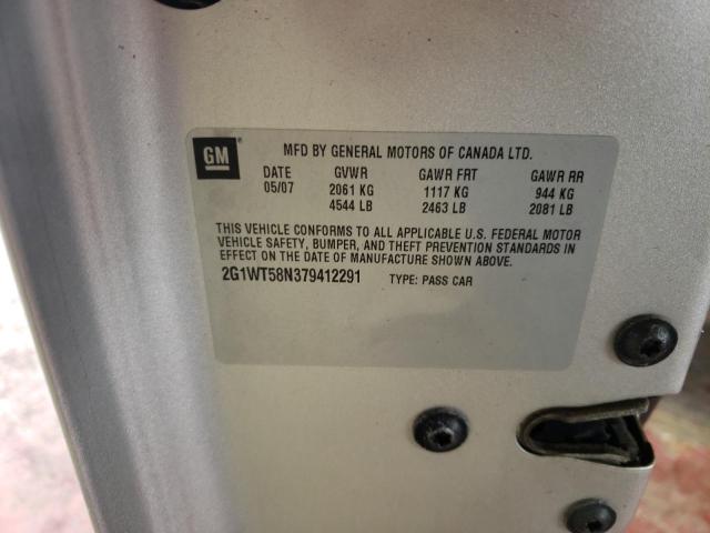 2007 Chevrolet Impala Lt VIN: 2G1WT58N379412291 Lot: 56636674