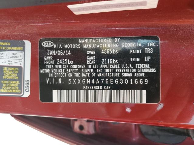 5XXGN4A76EG301669 KIA OPTIMA EX