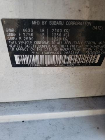 4S3BWAC61L3029698 Subaru Legacy Premium