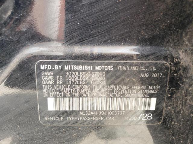 ML32A4HJ9JH003737 Mitsubishi MIRAGE SE