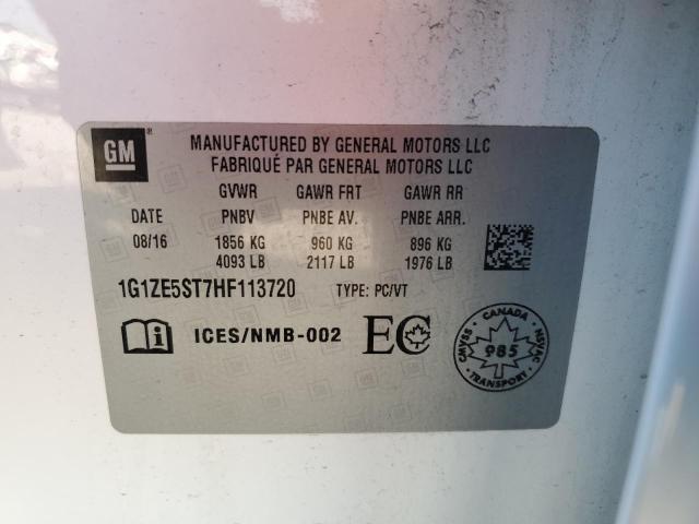 1G1ZE5ST7HF113720 Chevrolet MALIBU LT
