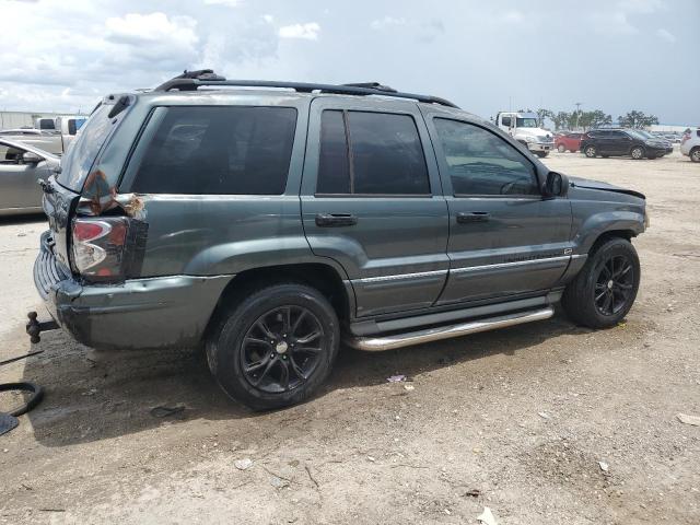 VIN: 1J8GX68J14C167412 Auction: COPART Lot: 59808063 Location: FL - ORLANDO NORTH 1J8GX68J14C167412 JEEP CHEROKEE 2004 GREEN Photo 3