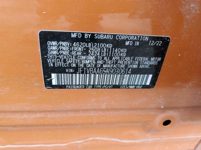 JF1VBAA65N9030614 Subaru WRX