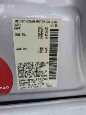 1N4BL3APXGC267786 Nissan Altima 3.5sl