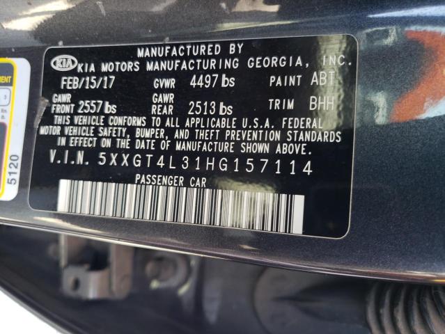 5XXGT4L31HG157114 KIA Optima Lx