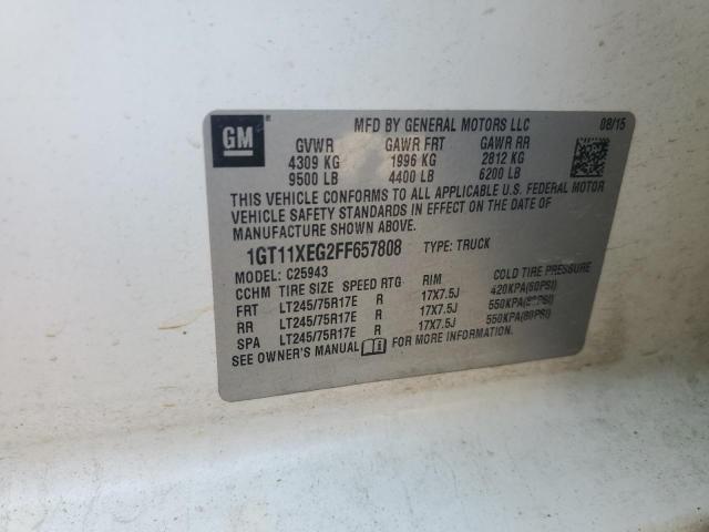 2015 GMC SIERRA C25 1GT11XEG2FF657808