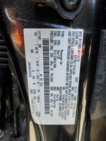 1FADP3F29EL259203 Ford FOCUS SE