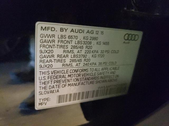 WA1LAAF77HD005263 2017 AUDI Q7, photo no. 13