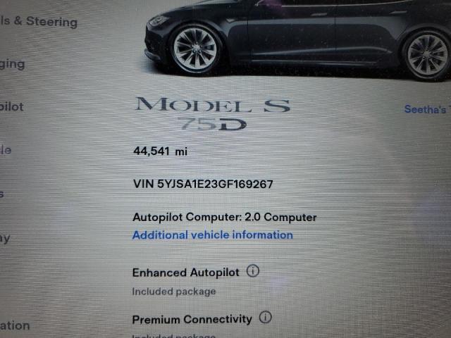 5YJSA1E23GF169267 Tesla MODEL S