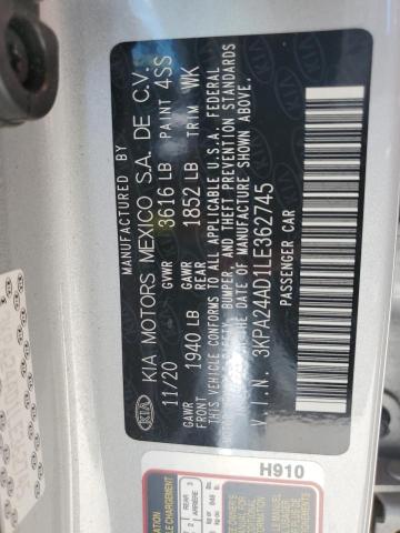 3KPA24AD1LE362745 Kia Rio LX 12