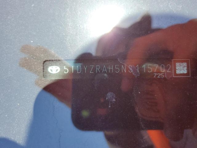 VIN 5TDYZRAH5NS115702 2022 Toyota Highlander, Limited no.12