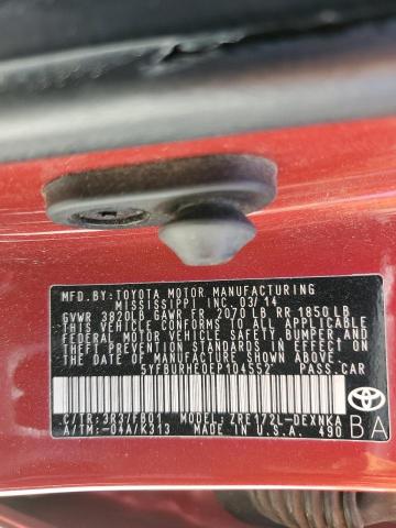 5YFBURHE0EP104552 Toyota COROLLA L