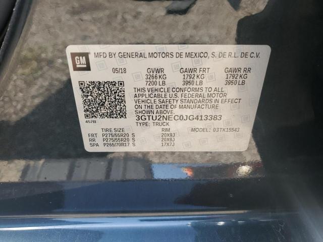2018 GMC SIERRA K15 - 3GTU2NEC0JG413383