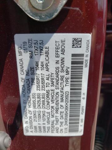 2HKRW6H36KH206923 Honda CR-V LX