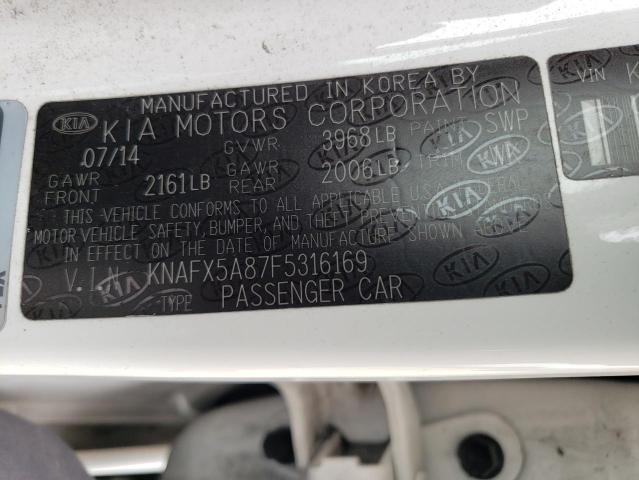 KNAFX5A87F5316169 KIA FORTE EX