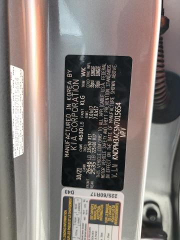 KNDPM3AC5N7015654 KIA Sportage Lx