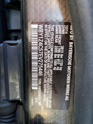 WBY1Z4C57EV275446 BMW I3 REX