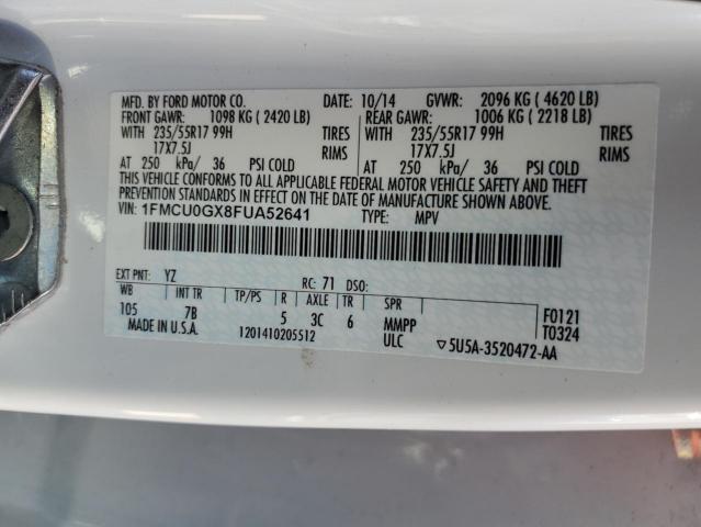1FMCU0GX8FUA52641 Ford ESCAPE SE