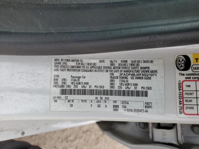 3FADP4BJ0FM221071 Ford FIESTA SE