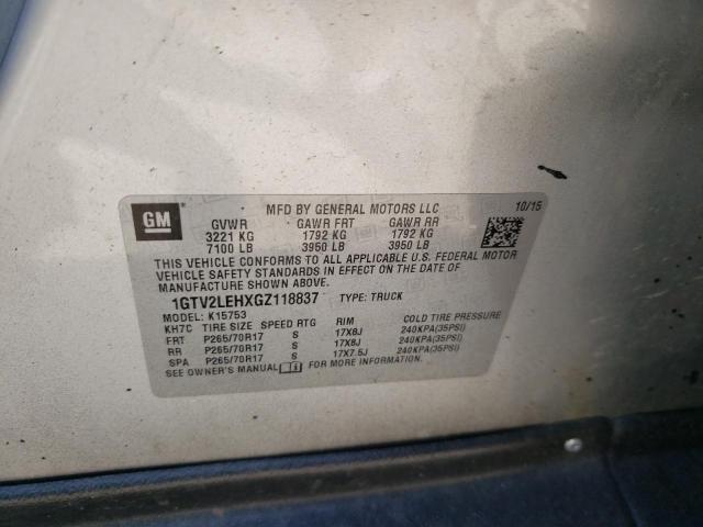 2016 GMC SIERRA K15 - 1GTV2LEHXGZ118837