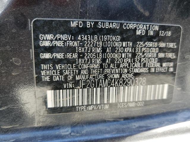 JF2GTAMC4K8290328 Subaru Crosstrek Limited