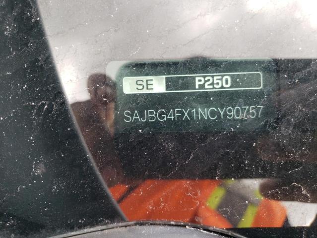 2022 JAGUAR XF SE SAJBG4FX1NCY90757