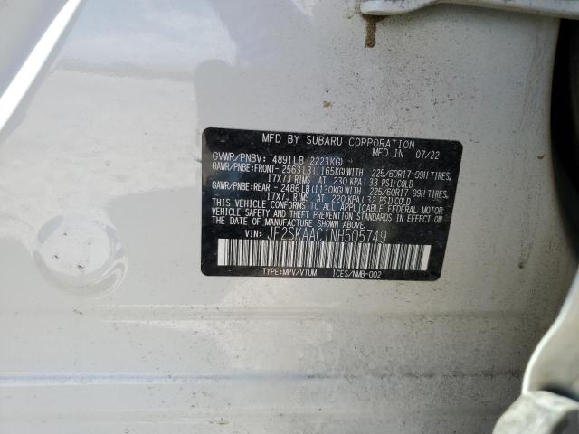 JF2SKAAC1NH505749 Subaru Forester