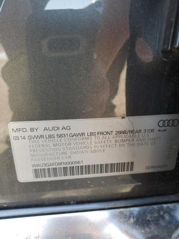 2015 AUDI A8 L QUATT - WAU3GAFD8FN000961