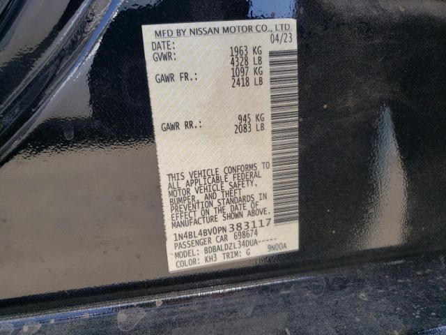 1N4BL4BV0PN383117 Nissan ALTIMA S