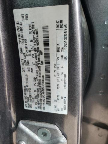 1FMCU0J93DUD83358 2013 Ford Escape Titanium