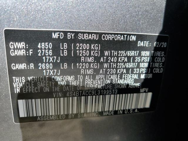 4S4BTACC9L3199513 Subaru Outback Premium